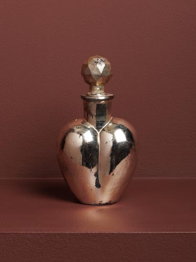 Small silver heart glass bottle Love potion