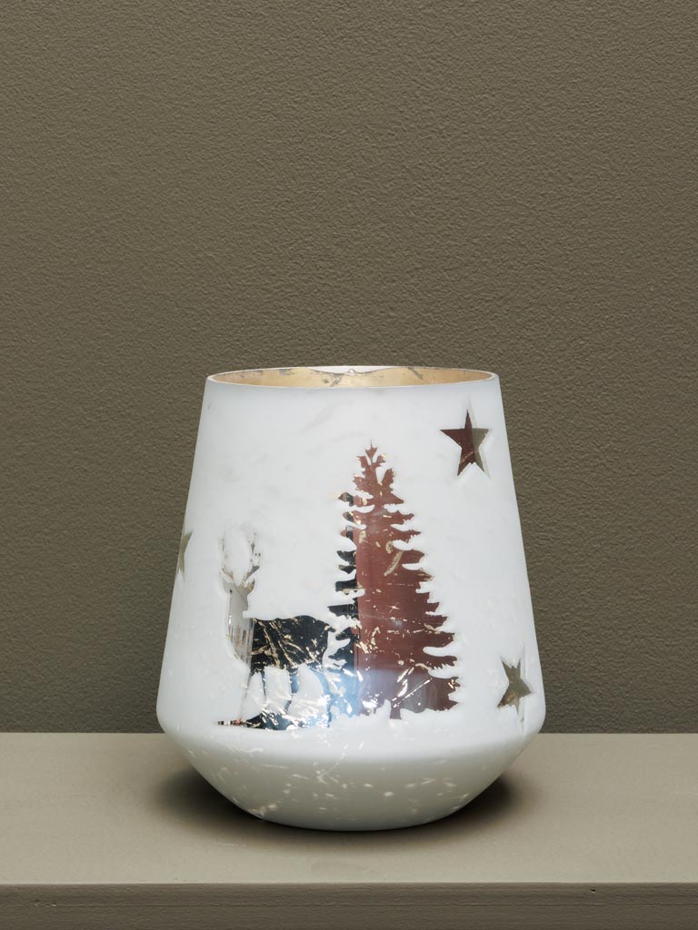 Photophore cerf sous la neige - 6