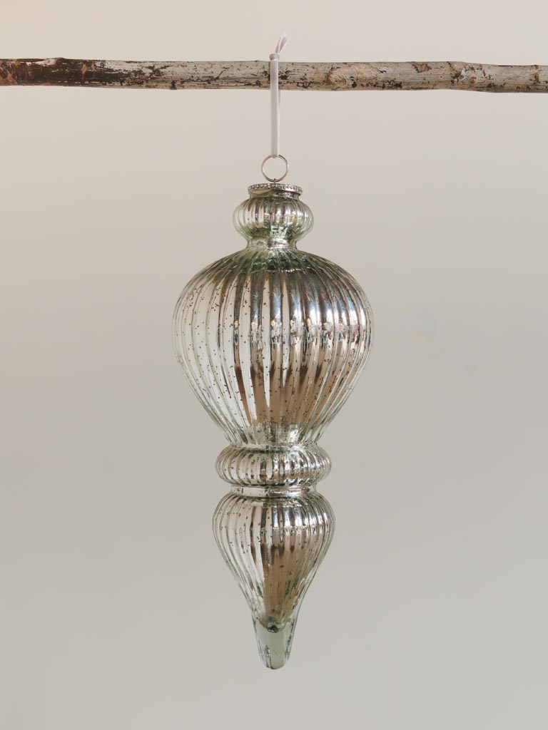 Large silver Xmas ball Saint Petersburg - 1