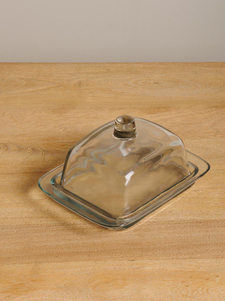 Glass butter dish Classy - 1
