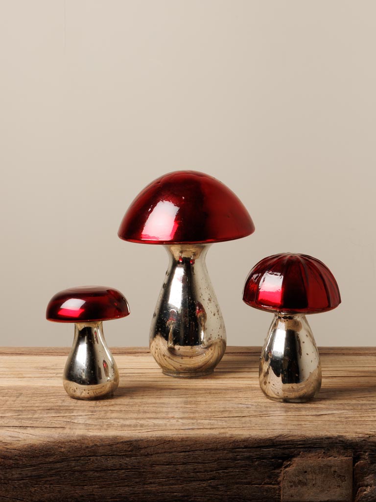 S/3 red mushrooms - 1