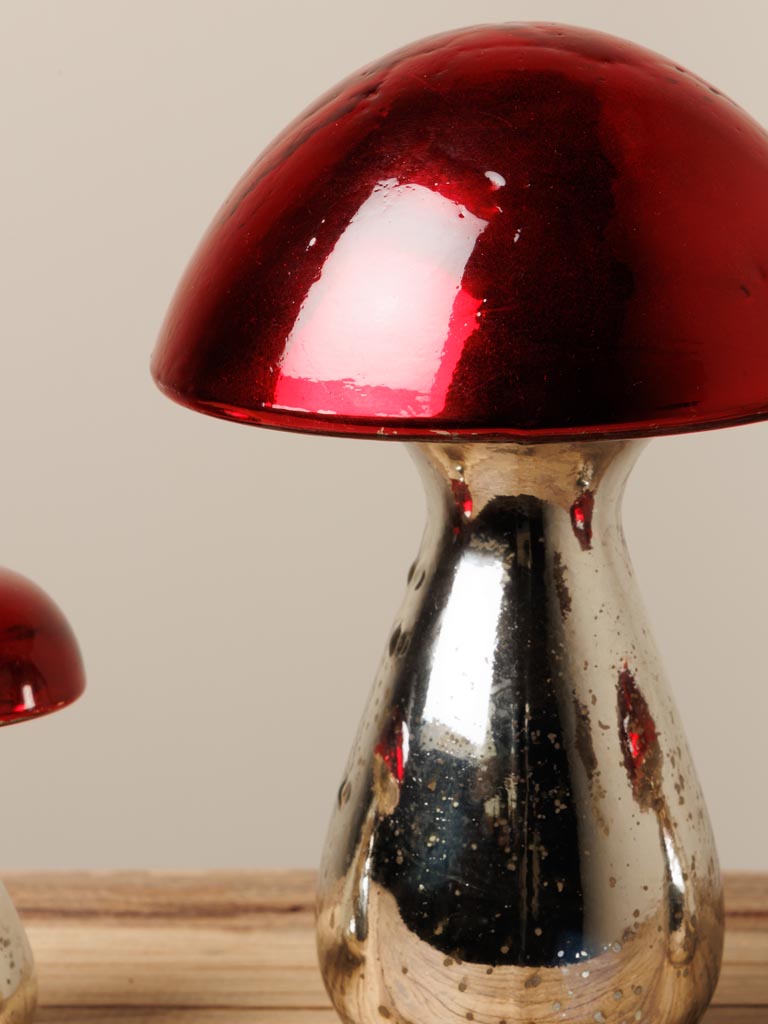 S/3 red mushrooms - 4