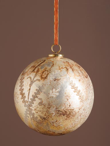 Large xmas ball Antique Garden