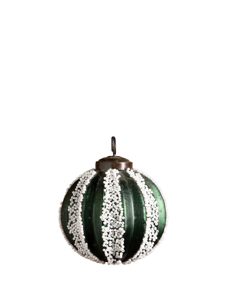 BN verte et perles blanches - 2