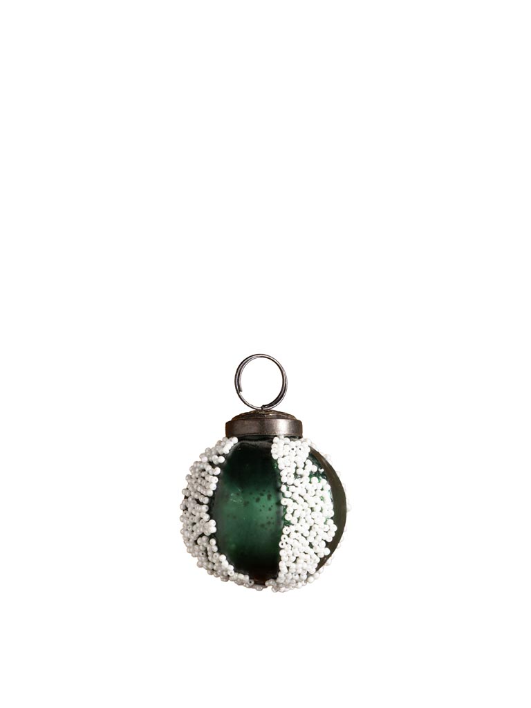 BN verte et perles blanches - 2