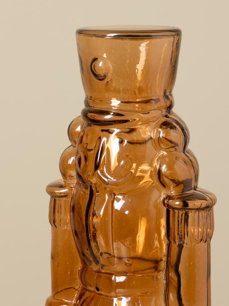 Casse noisette décoratif verre ambré - 6