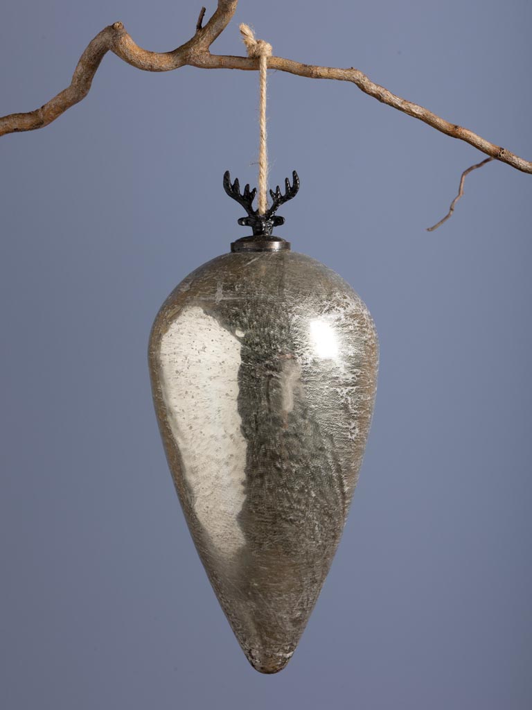 BN goutte argentée et tête de cerf XL - 1