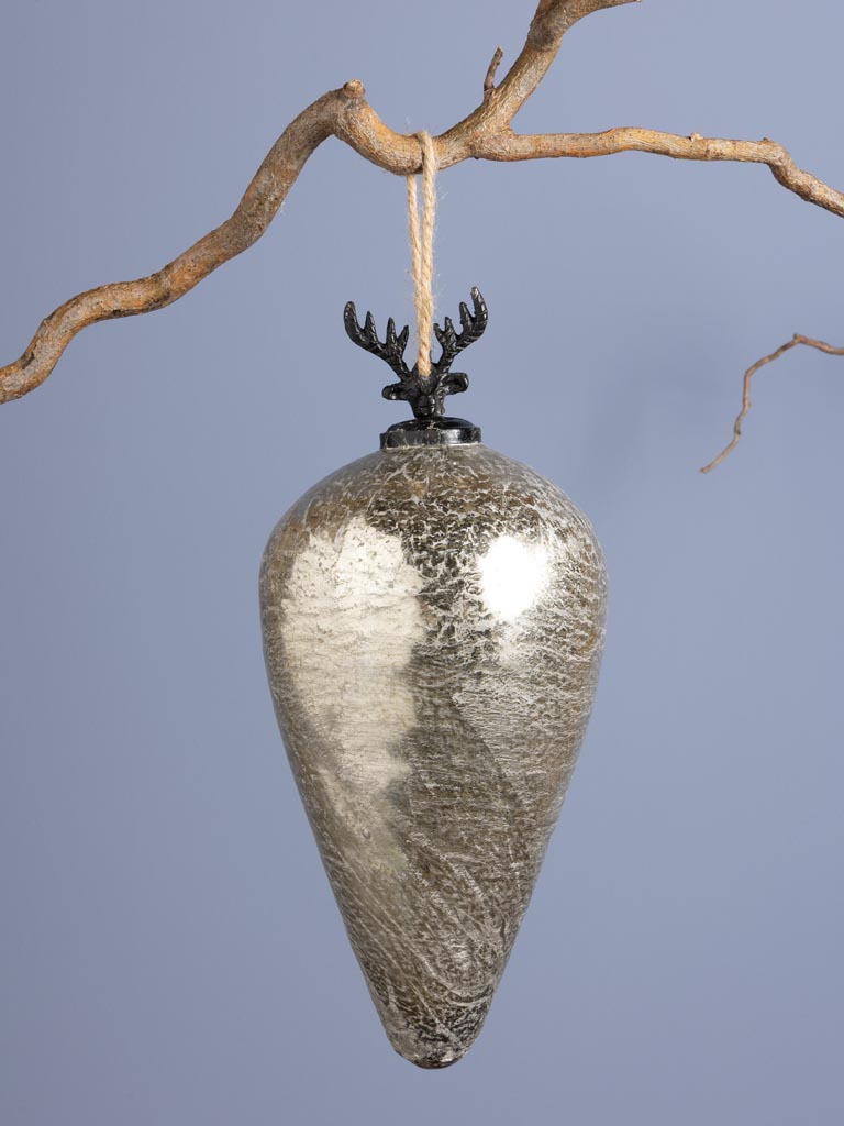 BN goutte argentée et tête de cerf M - 1