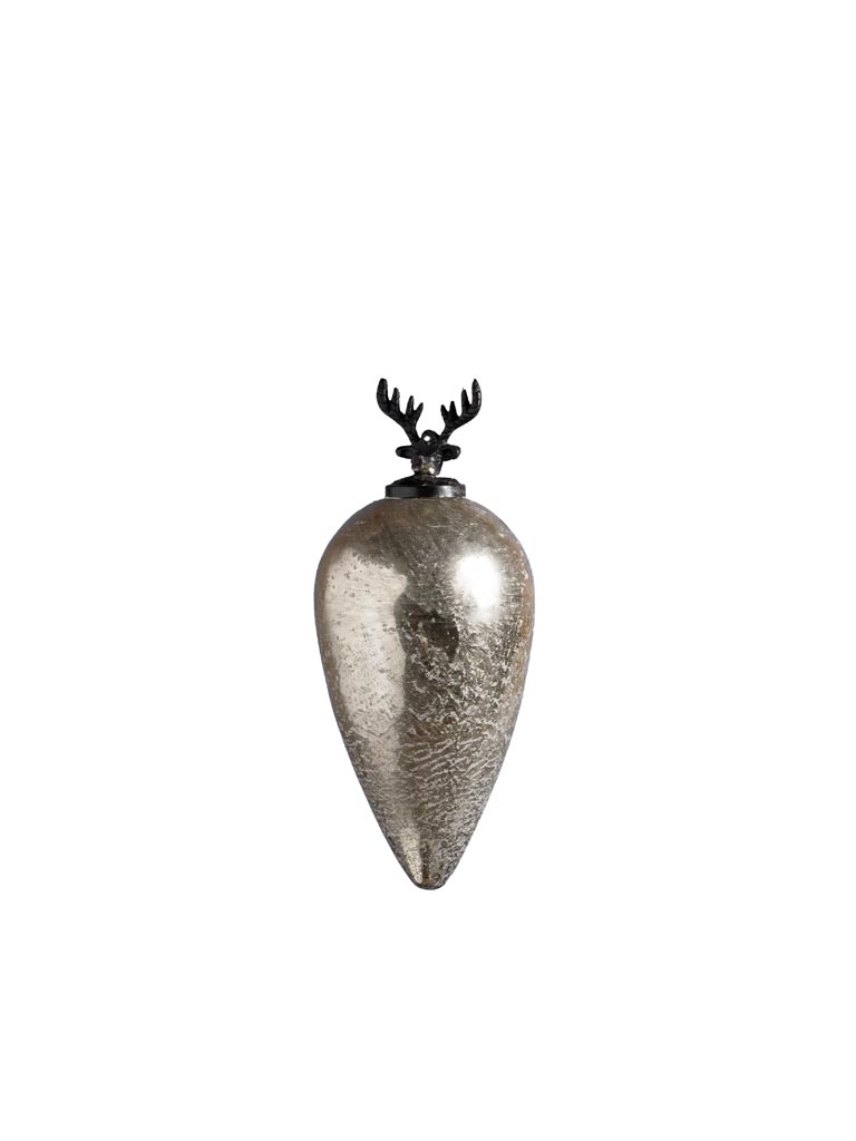 BN goutte argentée et tête de cerf S - 2