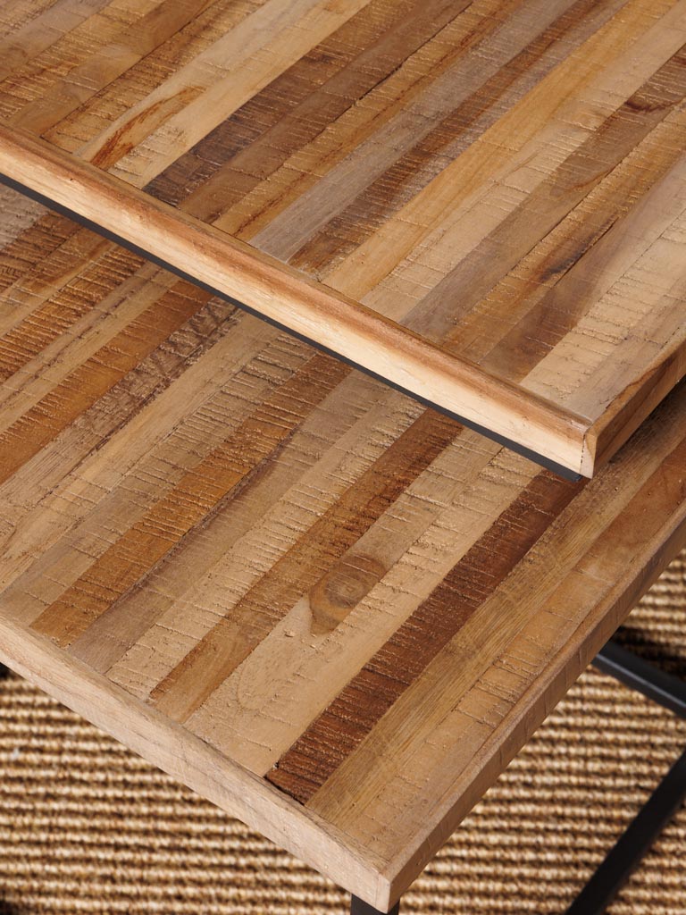 Coffee table with 4 stools Pocket - 5