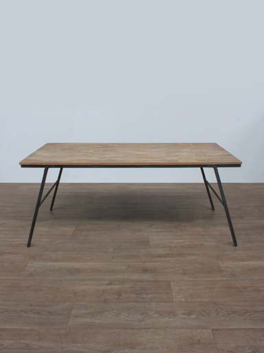 Recycled teak table 