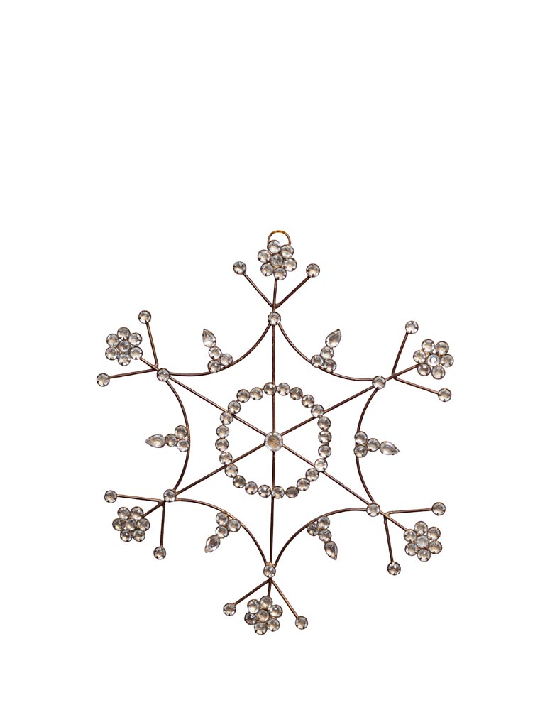 Large hanging snowflake Boheme - 2