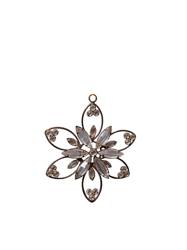 Small hanging flower snowflake Boheme - 2