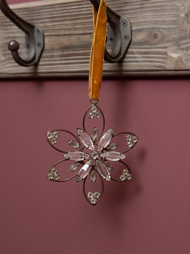 Small hanging flower snowflake Boheme - 1