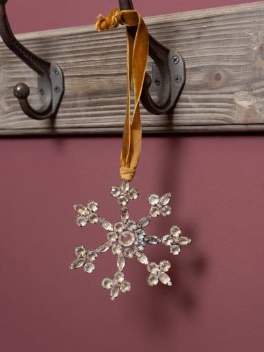 Small hanging snowflake Boheme