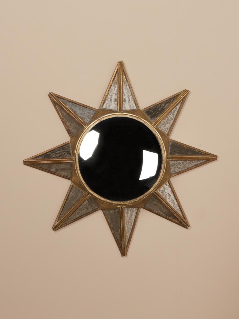 chehoma  Wall decor - Mirrors - Golden convex mirror 12 mini