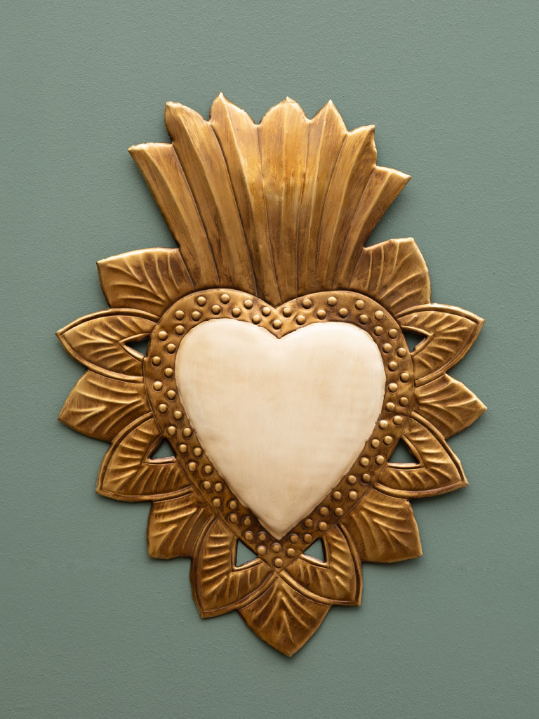 Ex-voto XXL feuilles dorées - 1