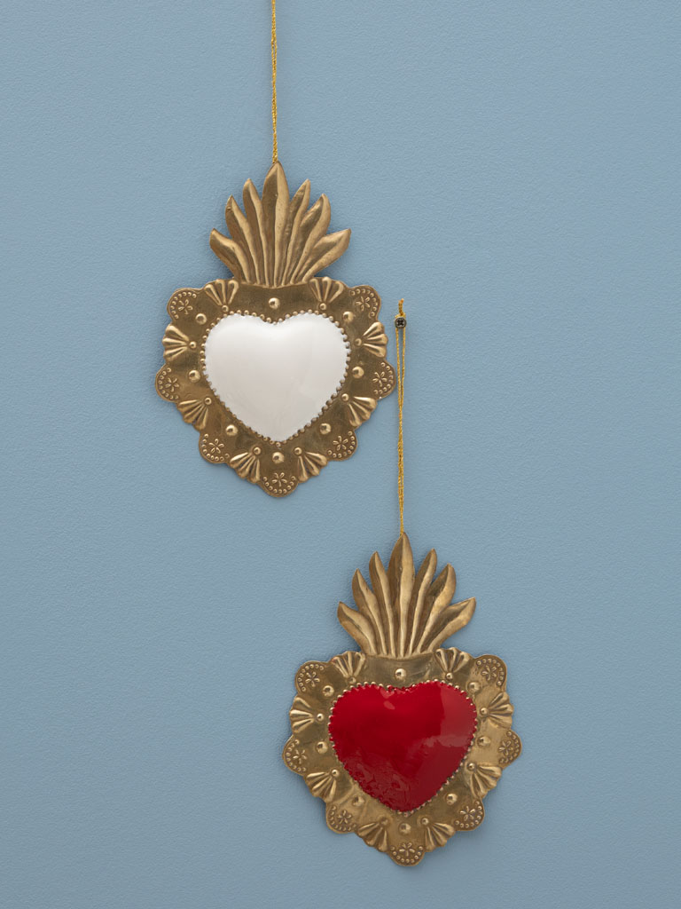 S/2 Ex-voto with enamel hearts - 1