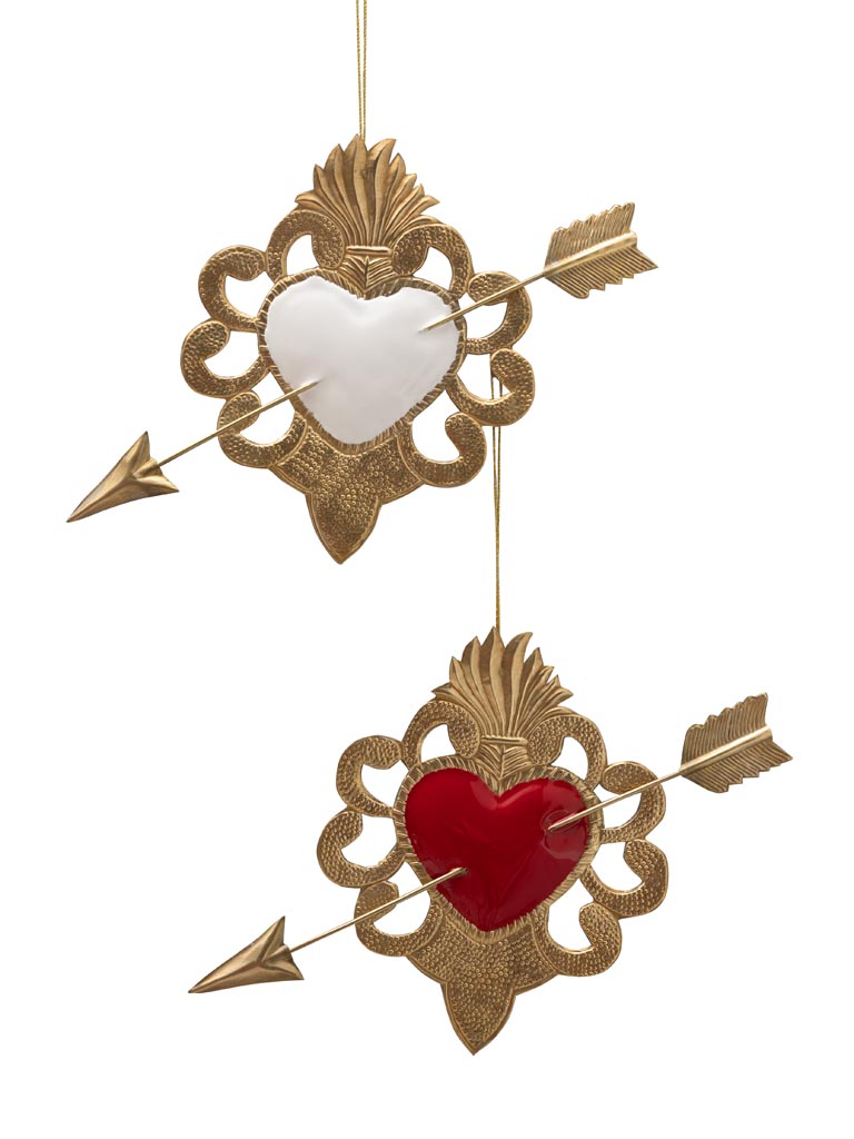 S/2 Ex-voto hearts with arrow - 2
