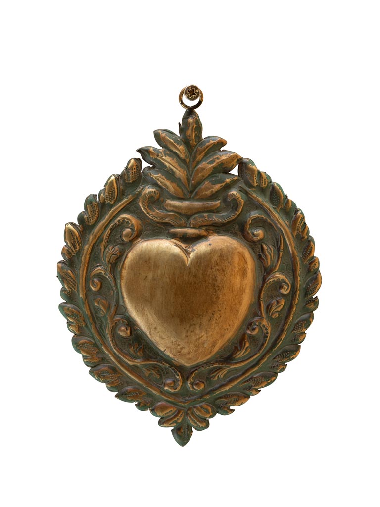 Golden Ex-voto green patina - 2