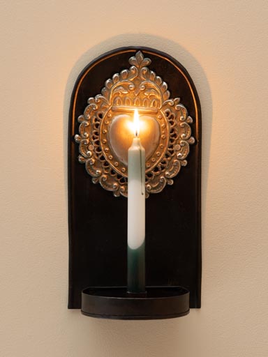 Wall candlestick with Ex-voto