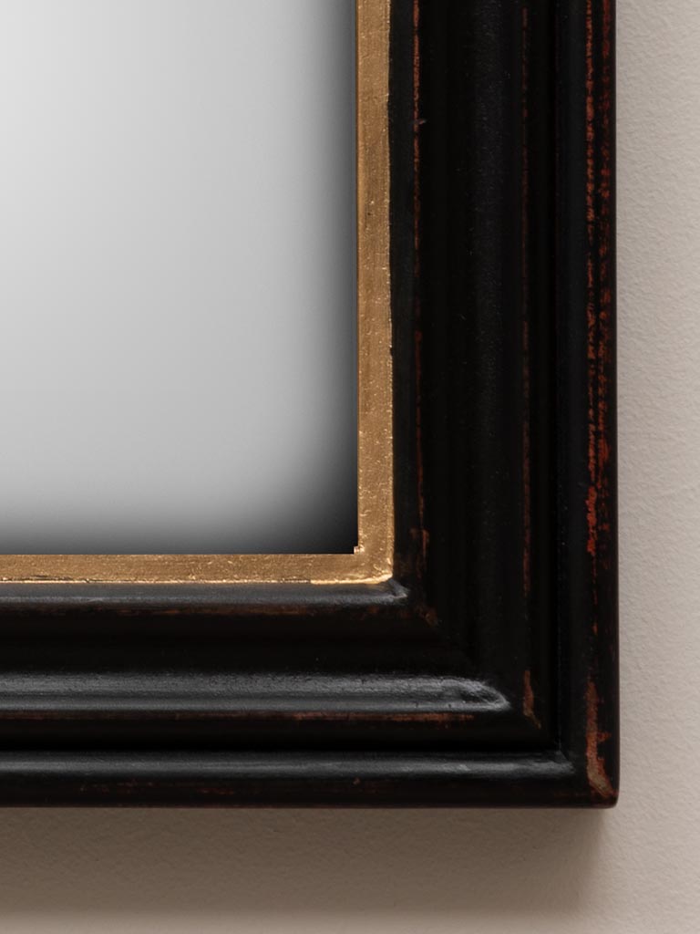 S/2 square convex mirrors antique finish - 11