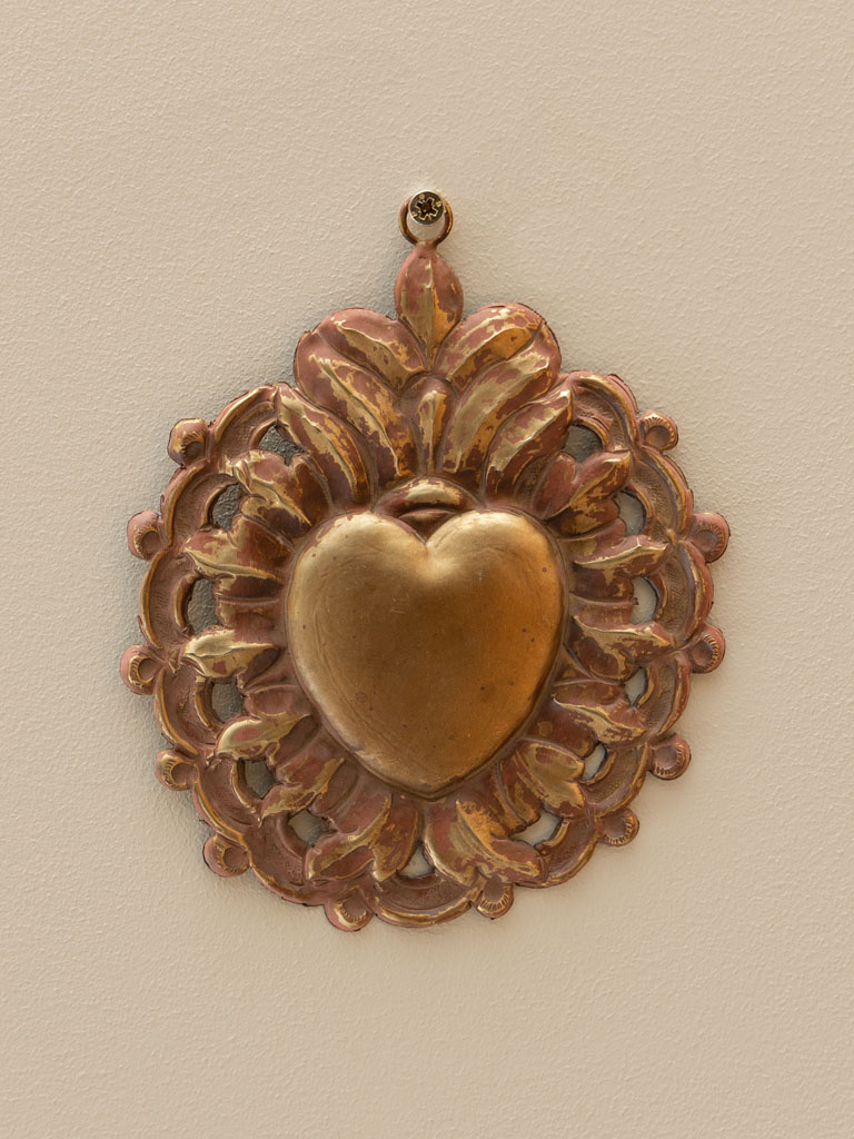 Golden Ex-voto pink patina - 1