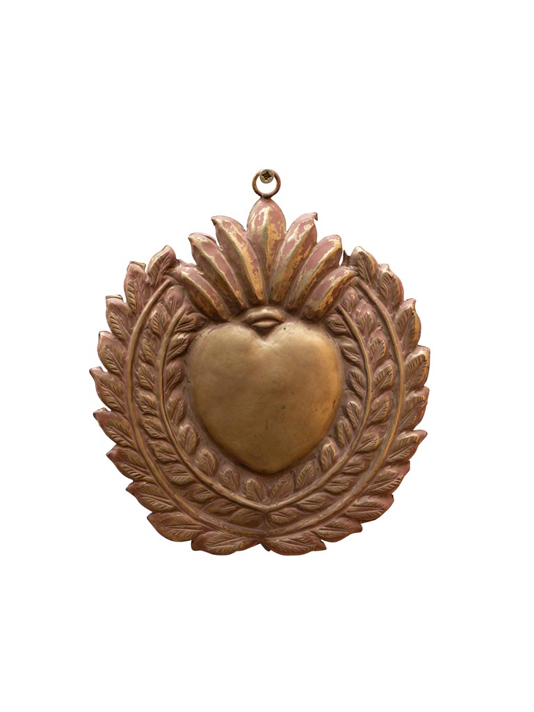 Ex-voto bronze patine rose - 2