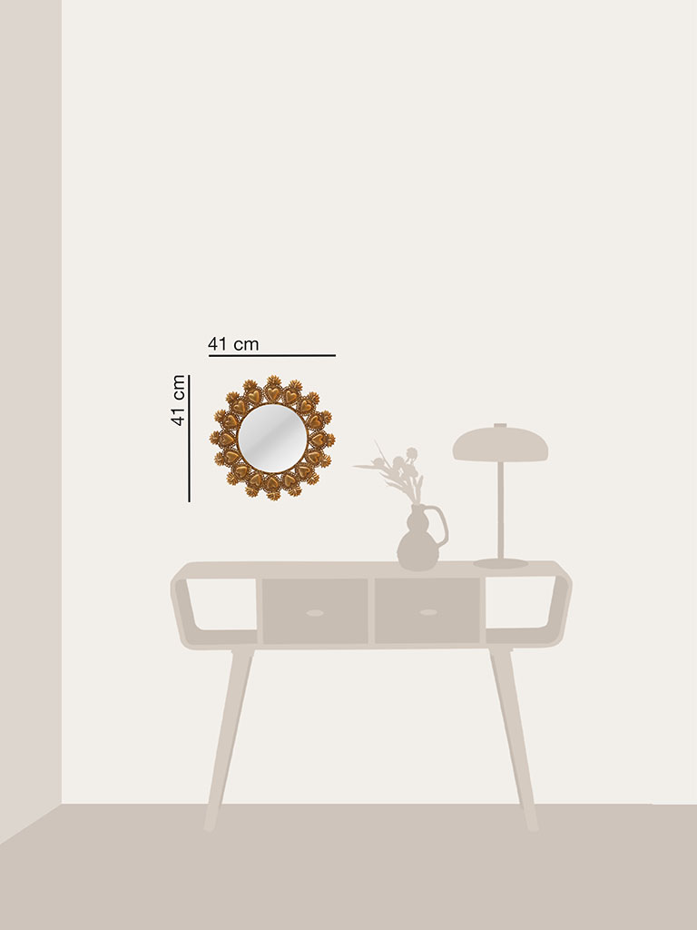 Mirror with Ex-voto frame - 4