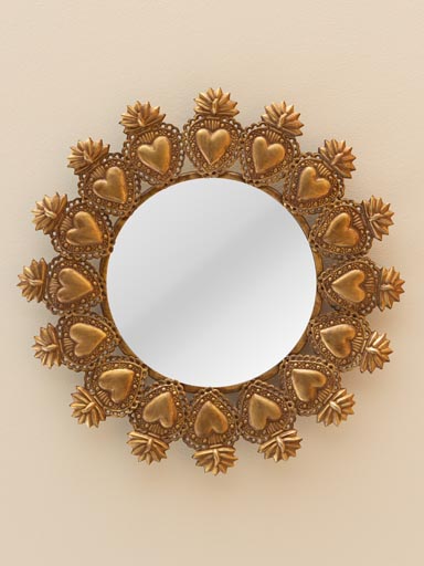 Mirror with Ex-voto frame