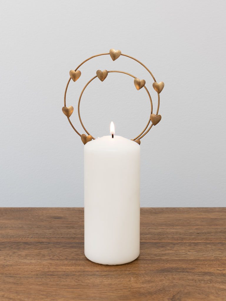 Candle pin hearts halo - 1