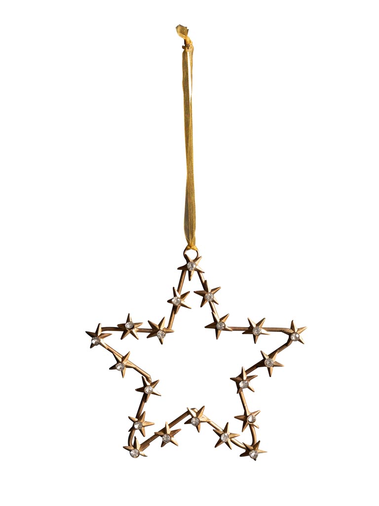 Small golden starry star - 2