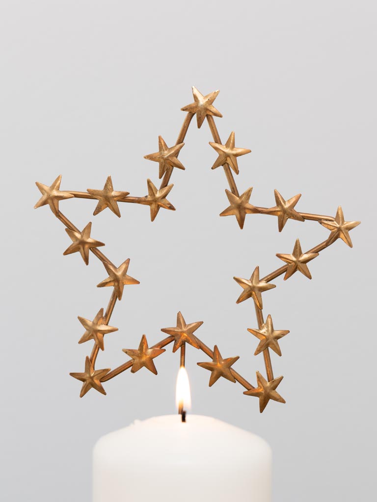 Star candle pin - 5