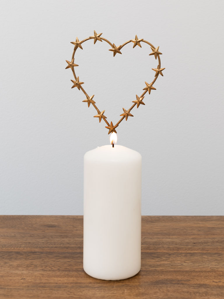 Heart candle pin Love - 1