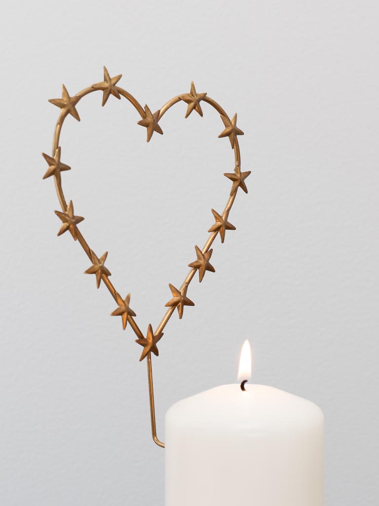Heart candle pin Love - 3