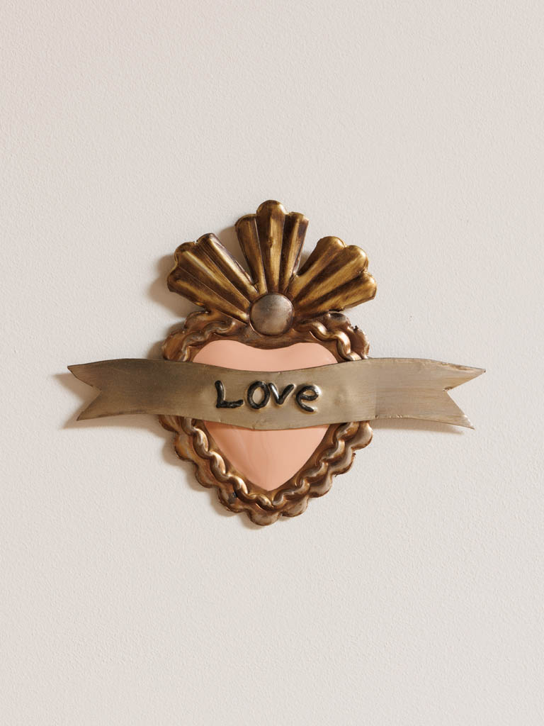 Ex-voto light pink Love - 1