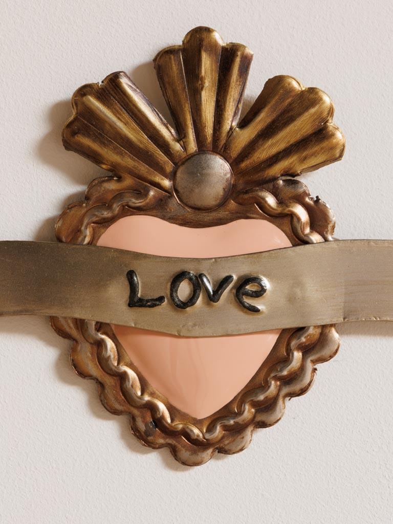 Ex-voto light pink Love - 3