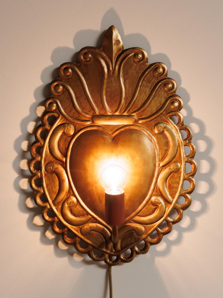 Wall light Ex-voto antique gold - 3