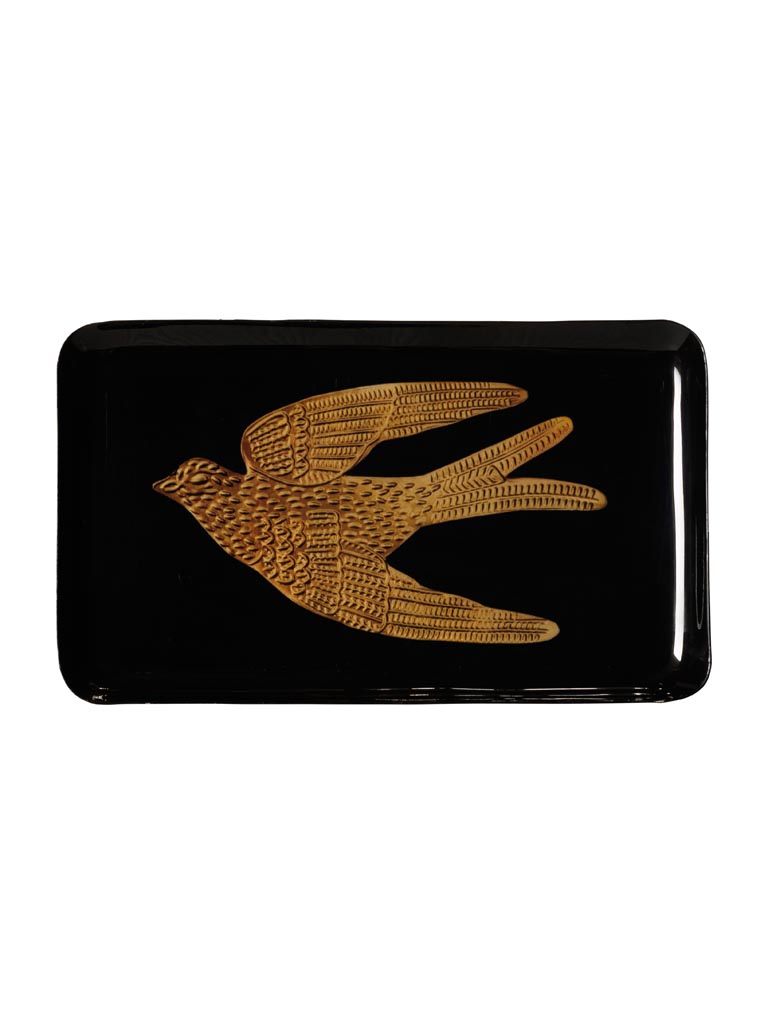 Trinket tray golden swallow - 2