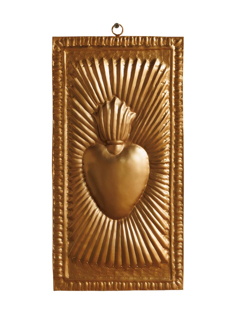 Ex-voto on golden wall plate - 2
