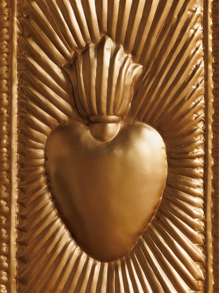 Ex-voto on golden wall plate - 3