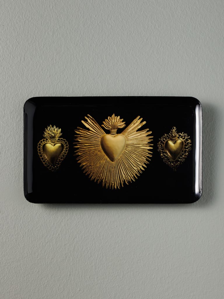 Trinket tray 3 golden Ex-voto - 1