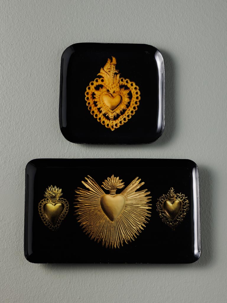 Trinket tray 3 golden Ex-voto - 4