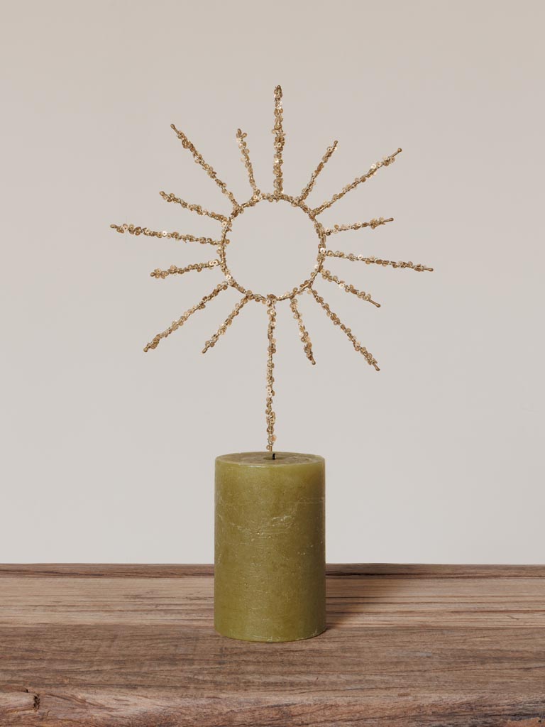 Candle pin radiant sun - 3