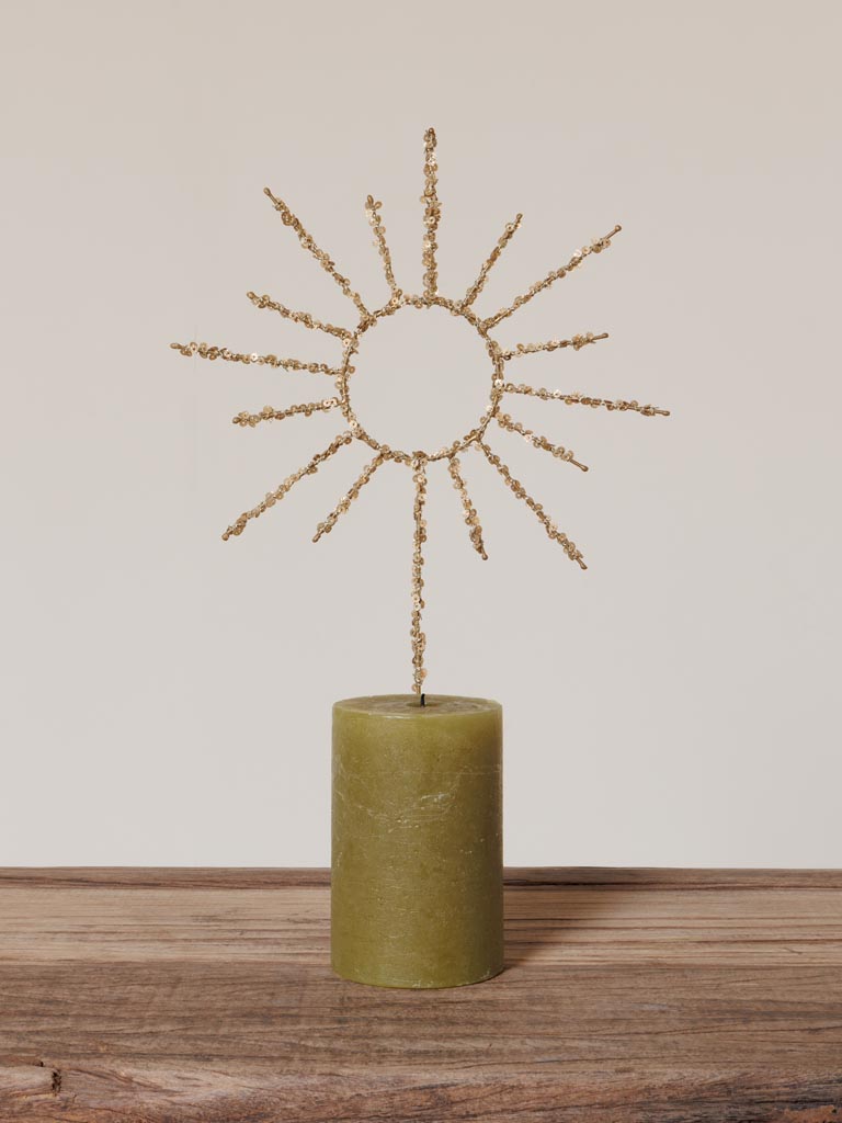 Candle pin radiant sun - 5