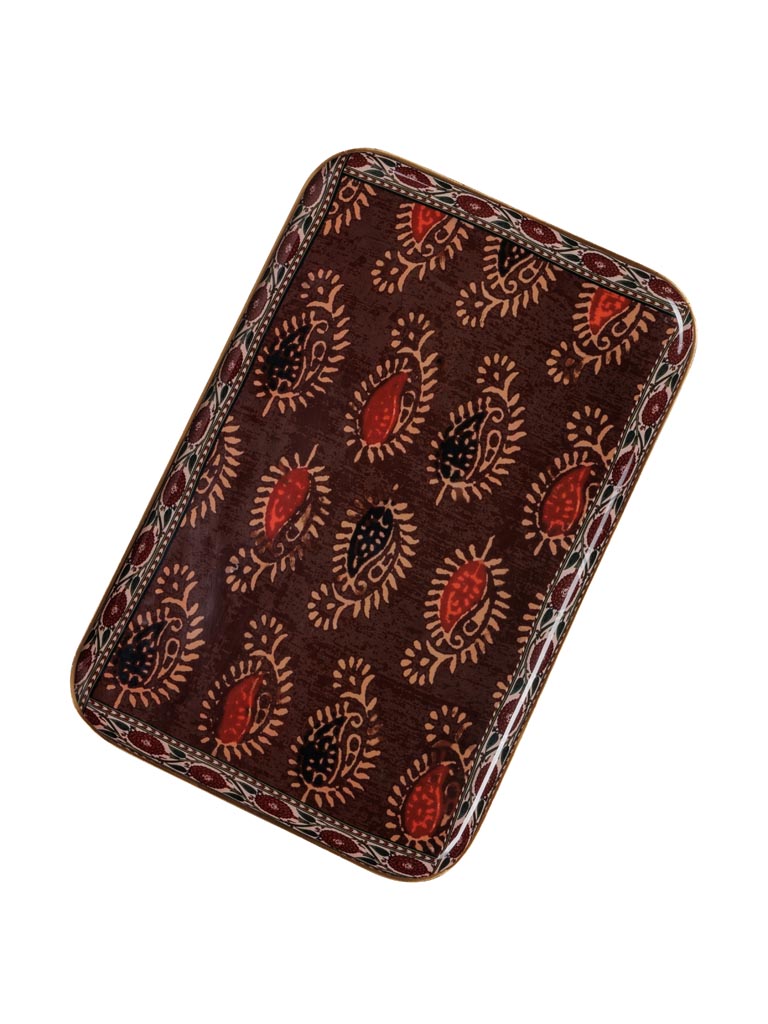 Large burgundy tray Bangalore - 2