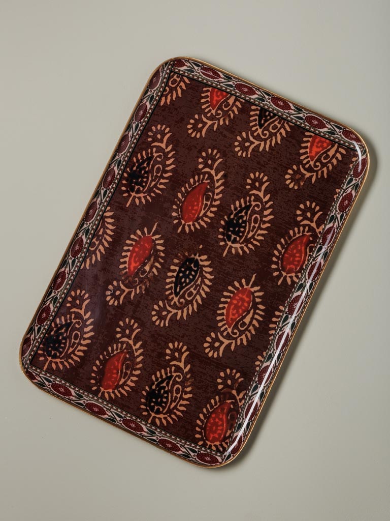 Large burgundy tray Bangalore - 1