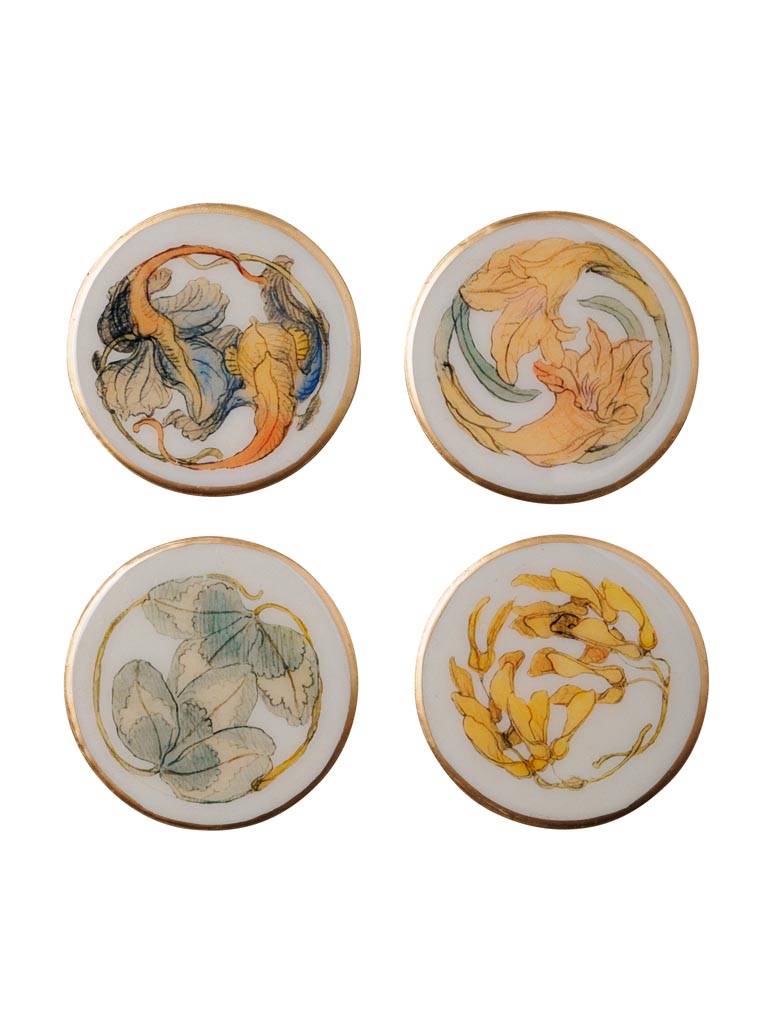 S/4 coasters Art nouveau - 3