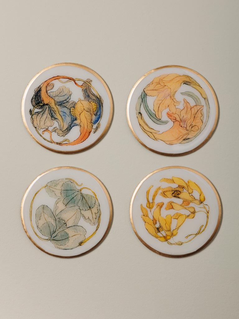 S/4 coasters Art nouveau - 4