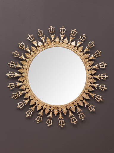 Godlen mirror small crowns